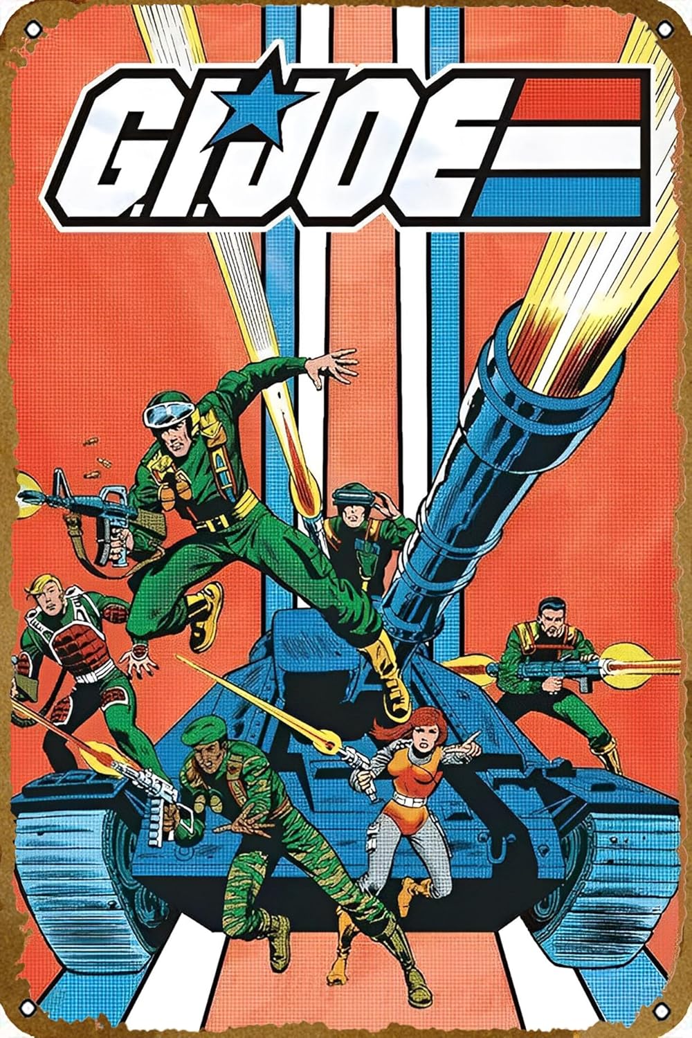 Vintage Collectible Tins - Gi Joe – Tanque – Pôster