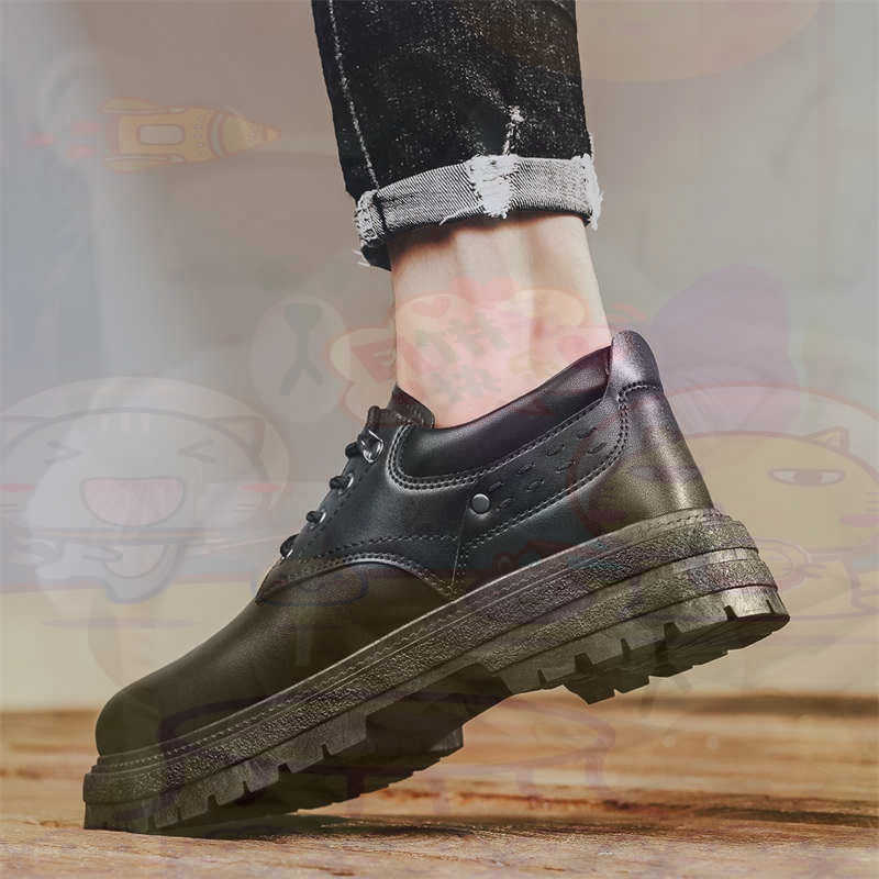 Vintage Collectibles Store - Escuro natural couro moda formadores tênis