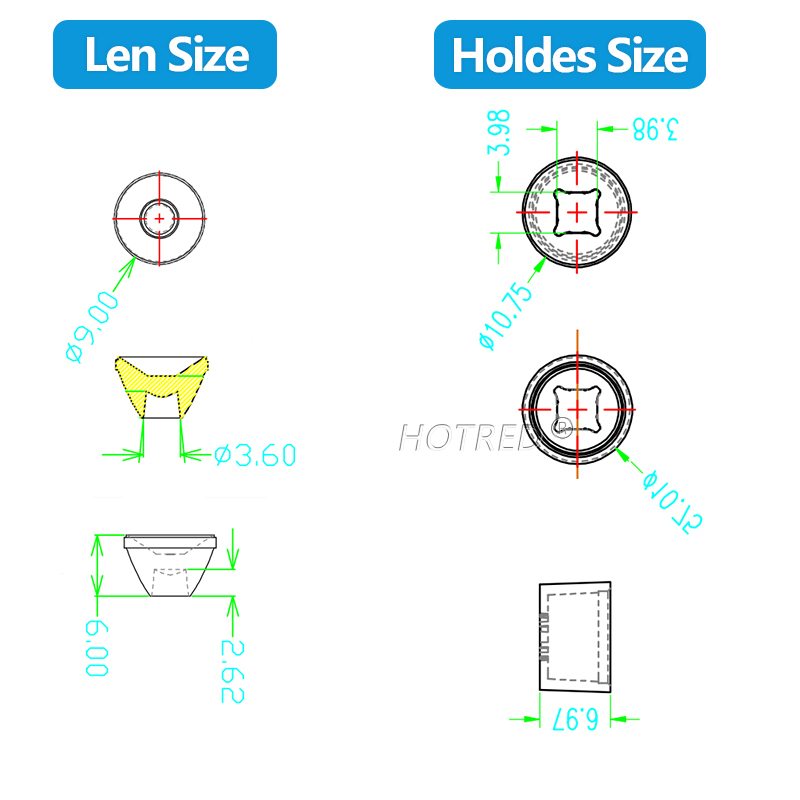 Lentes para led 1w 3w 5w refle - Darkroom Enlarger Lens avaliação e preço