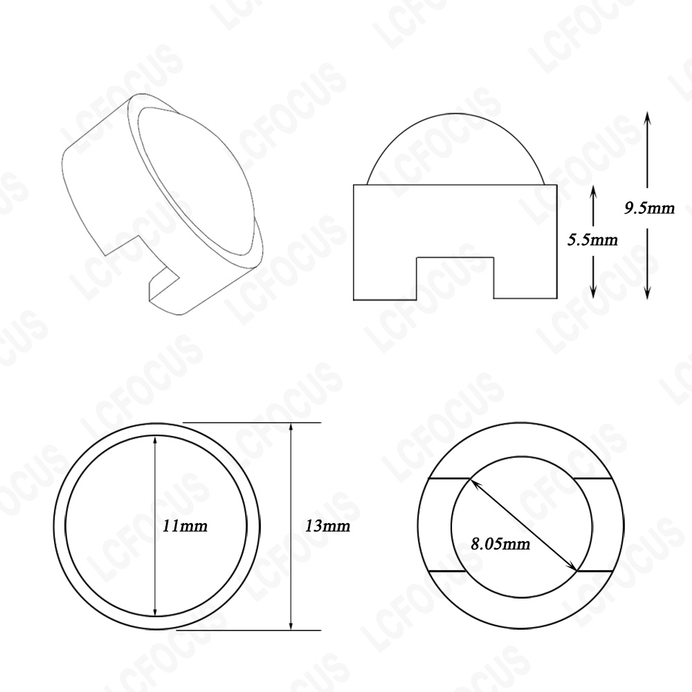 13mm 1w 3w mini lente led 15 3 - Darkroom Enlarger Lens avaliação e preço