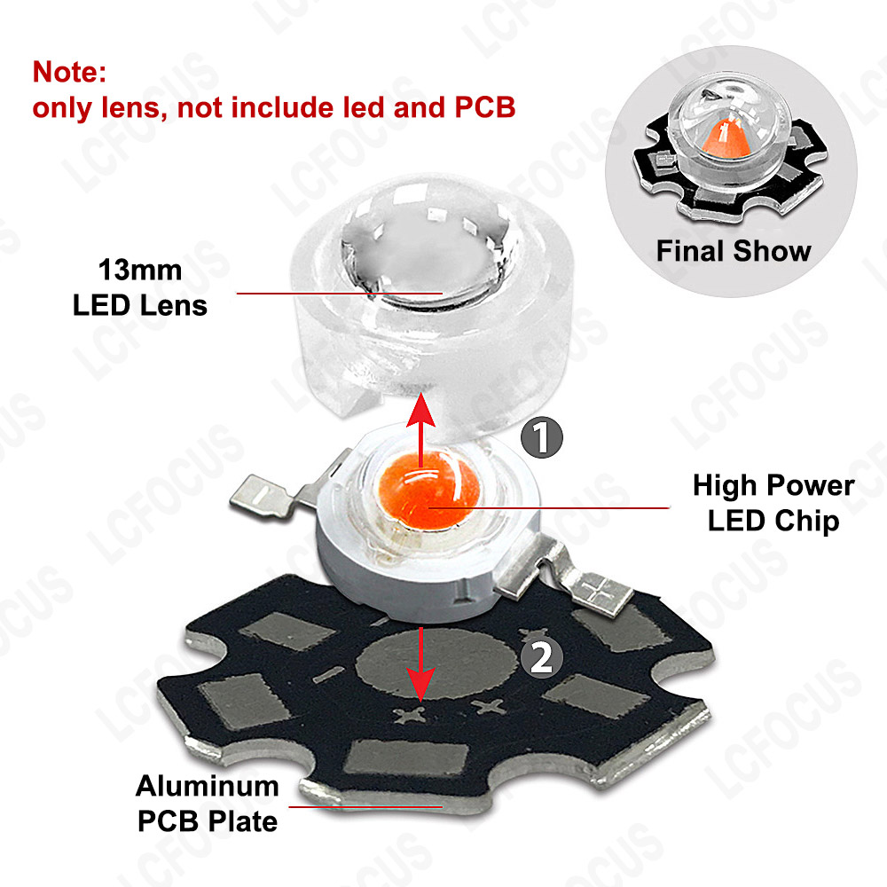 1W 3W 5W Mini Lente LED Lente  - Darkroom Enlarger Lens avaliação e preço